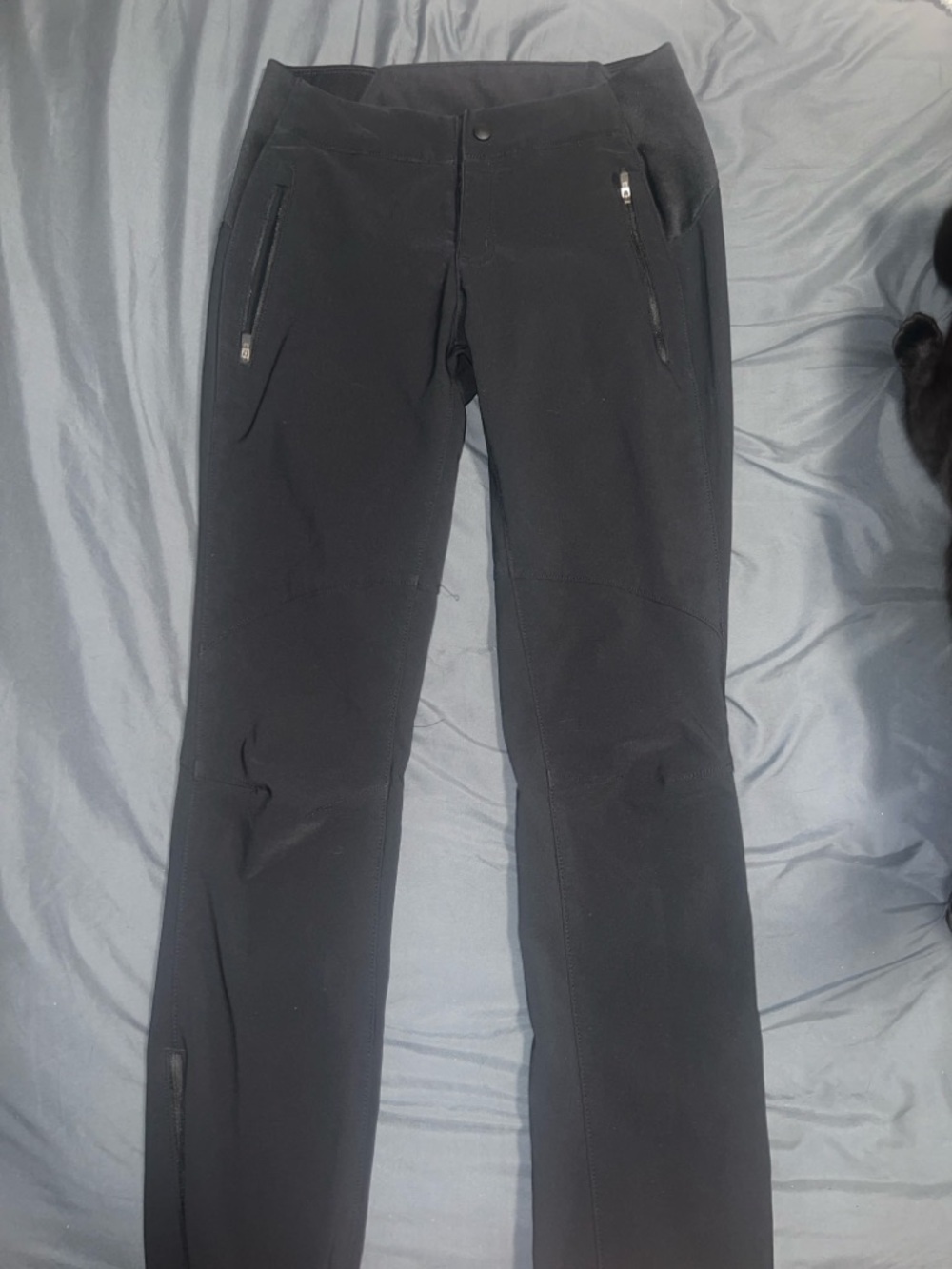 Women's Black Stretch Softshell Joggers